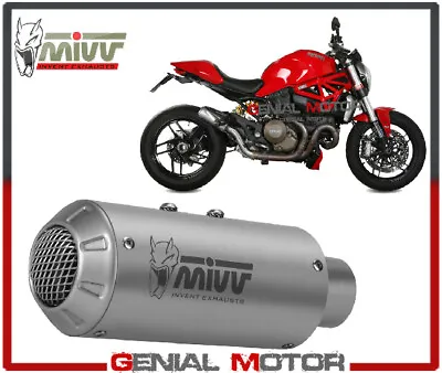 Mivv Exhaust Muffler M3 Steel For DUCATI MONSTER 1200 2014 > 2016 • $201.02